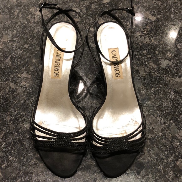 Black sparkle heels - Picture 1 of 5